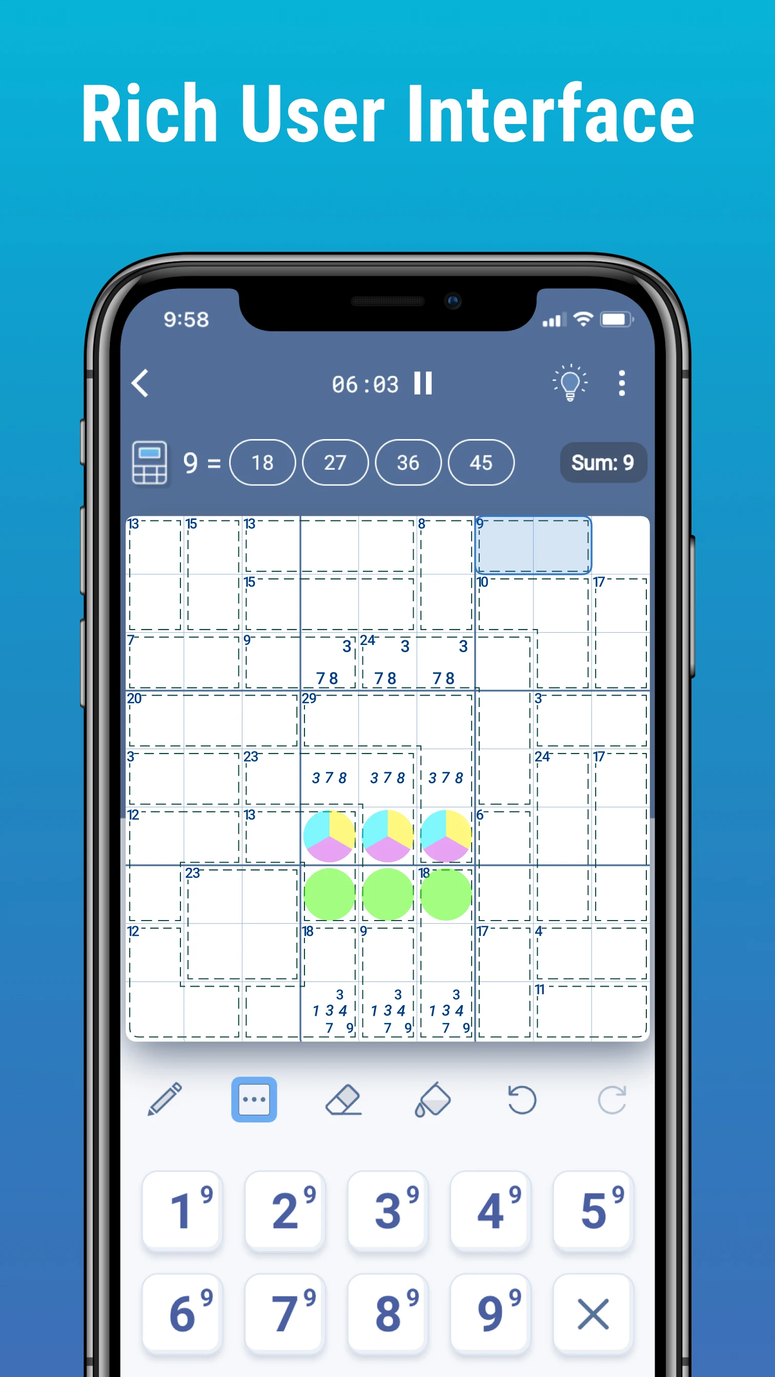 Killer Sudoku by Logic Wiz screenshot