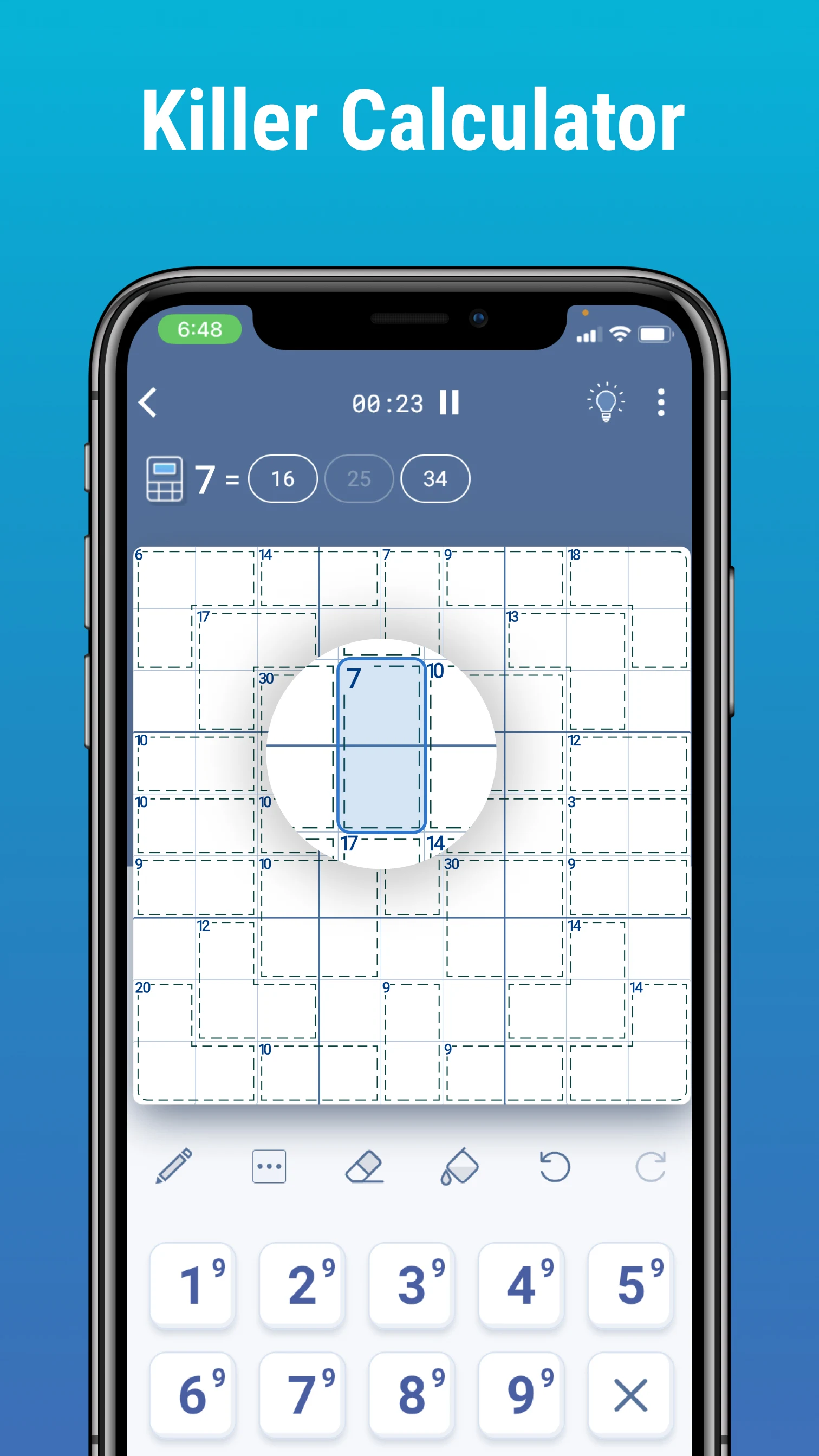 Killer Sudoku by Logic Wiz screenshot